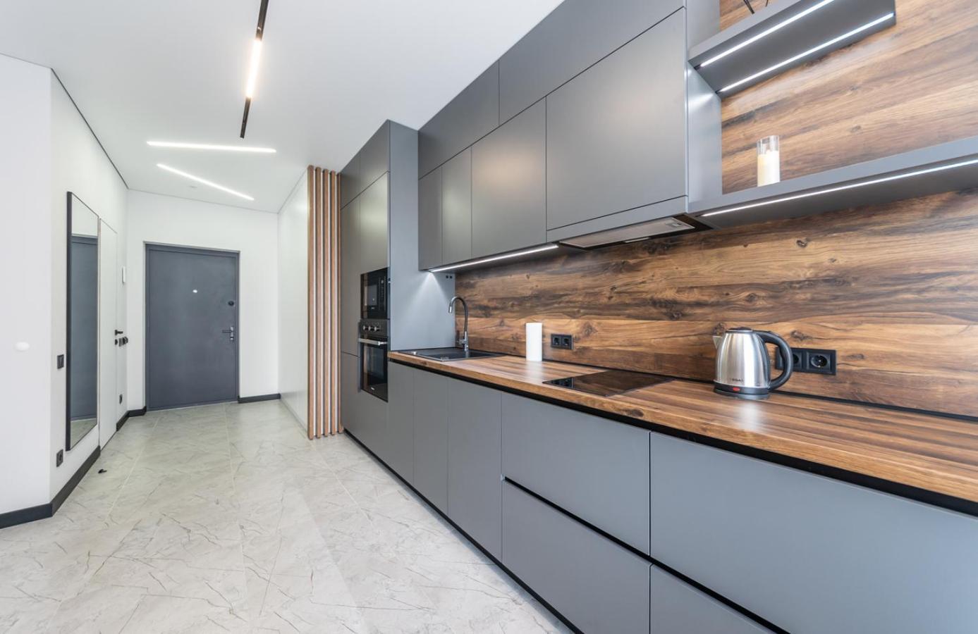 Апартаменти Метро Вирлиця Kiev Exteriör bild