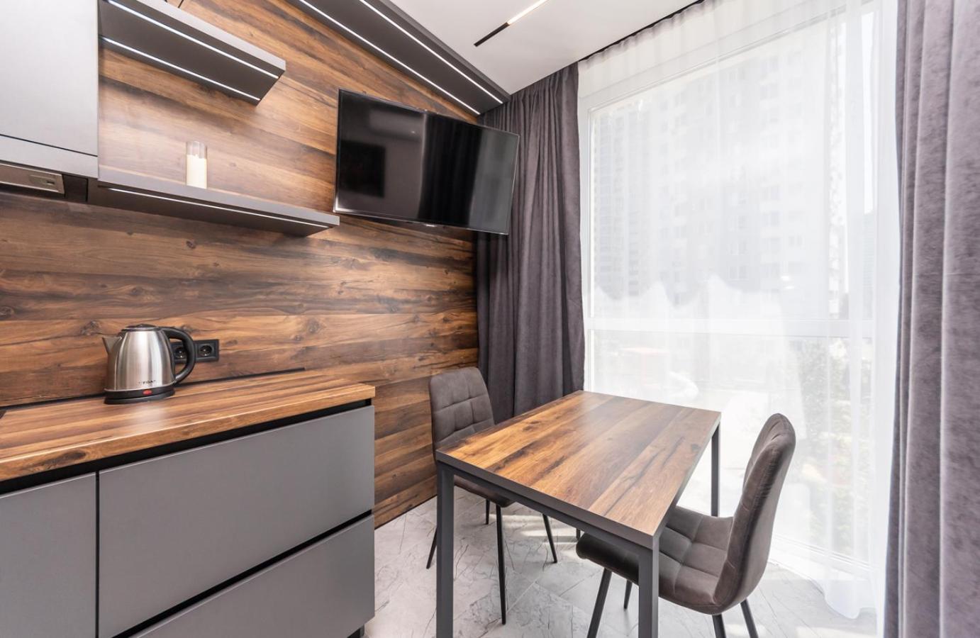 Апартаменти Метро Вирлиця Kiev Exteriör bild